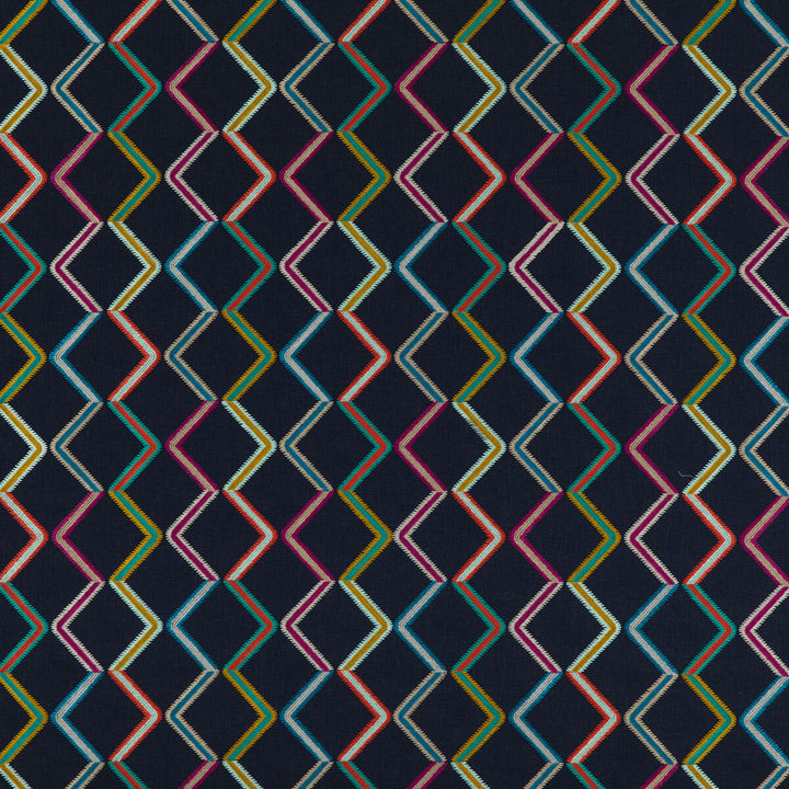 Danza Indigo by Baker Lifestyle Fabric FIESTA VISCOSE - 79%;LINEN - 14%;POLYESTER - 7% India - Horizontal: 10.244 and Vertical: 15.366 51.22 - Fabric Carolina -