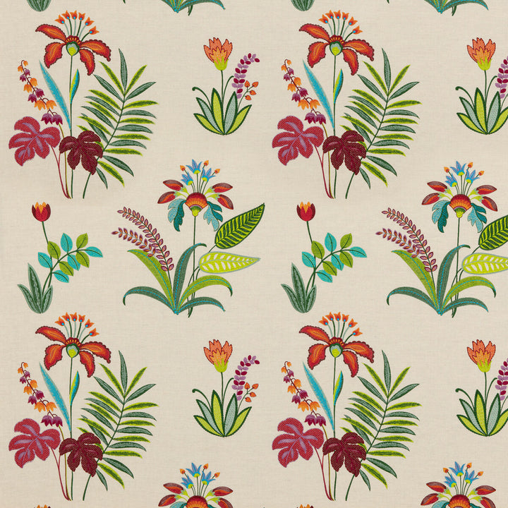 Botanical Paradise Multi by Baker Lifestyle Fabric Baker Lifestyle Fabric Botanical Paradise MultiFabric FIESTA LINEN - 45%;COTTON - 30%;VISCOSE - 25% India </p><p>Repeat: H: 26.398, V: 29.55 52.796 - Fabric Carolina -
