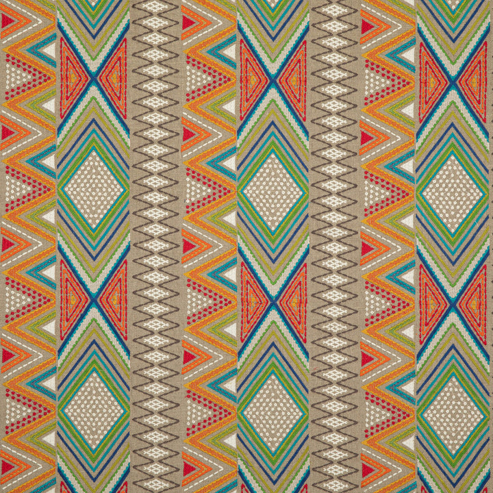 Fiesta Multi by Baker Lifestyle Fabric FIESTA LINEN - 75%;POLYESTER - 25% India Horizontal: 12.214 and Vertical: 14.972 48.856 - Fabric Carolina -