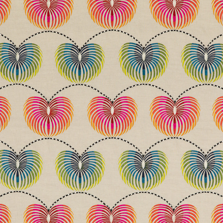Lanterns Tutti Frutti by Baker Lifestyle Fabric FIESTA LINEN - 40%;COTTON - 30%;VISCOSE - 25%;POLYESTER - 5% India - Horizontal: 8.274 and Vertical: 14.578 51.22 - Fabric Carolina -