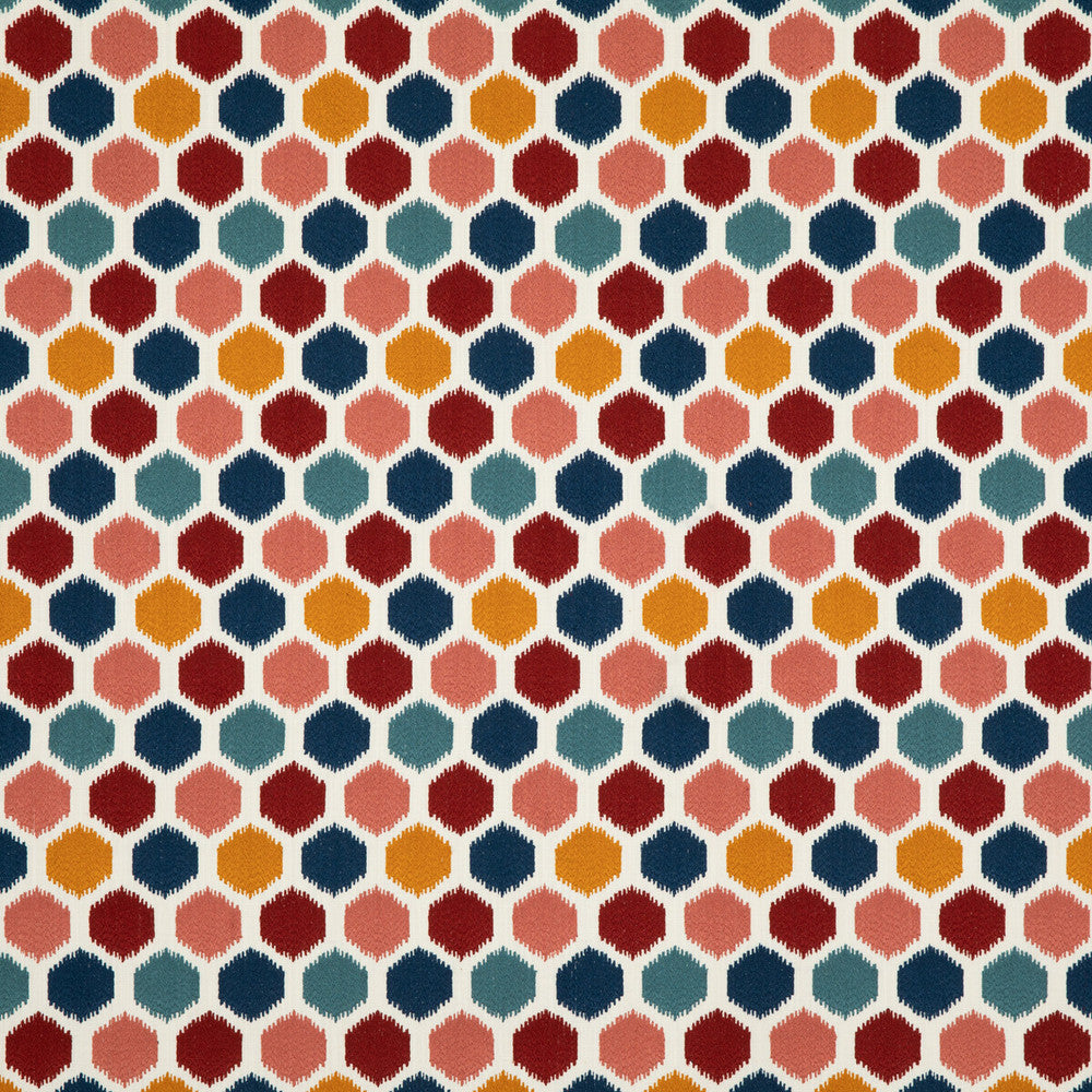 Pinata Indigo/Spice by Baker Lifestyle Fabric Baker Lifestyle Fabric Pinata Indigo/SpiceFabric FIESTA POLYESTER - 93%;LINEN - 7% India </p><p>Repeat: H: 5.122, V: 14.972 51.22 - Fabric Carolina -