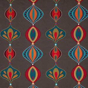 Viva Teal/Spice by Baker Lifestyle Fabric