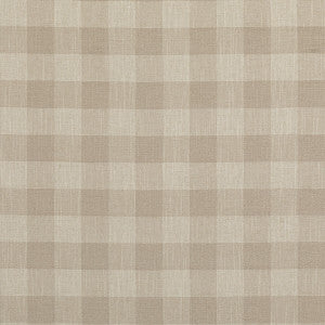 Block Check Stone by Baker Lifestyle Fabric