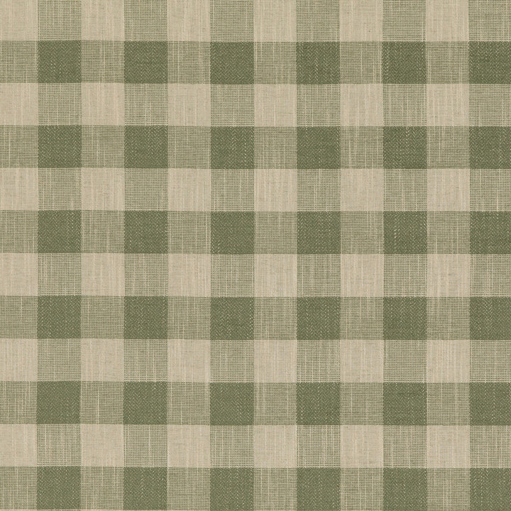 Block Check Green by Baker Lifestyle Fabric BLOCK WEAVES VISCOSE - 52%;COTTON - 25%;LINEN - 13%;POLYESTER - 10% Belgium MEDIUM Horizontal: 4.5704 and Vertical: 4.728 55.16 - Fabric Carolina -