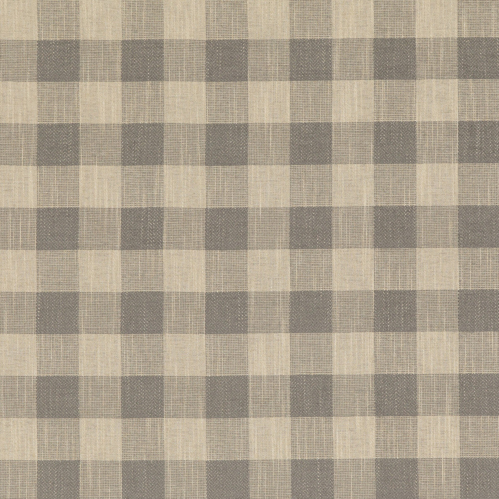 Block Check Pebble by Baker Lifestyle Fabric BLOCK WEAVES VISCOSE - 52%;COTTON - 25%;LINEN - 13%;POLYESTER - 10% Belgium MEDIUM Horizontal: 4.5704 and Vertical: 4.728 55.16 - Fabric Carolina -