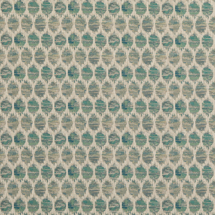 Honeycomb Aqua by Baker Lifestyle Fabric BLOCK WEAVES VISCOSE - 43%;POLYESTER - 25%;COTTON - 21%;LINEN - 11% Turkey HEAVY Horizontal: 6.698 and Vertical: 3.94 53.978 - Fabric Carolina -