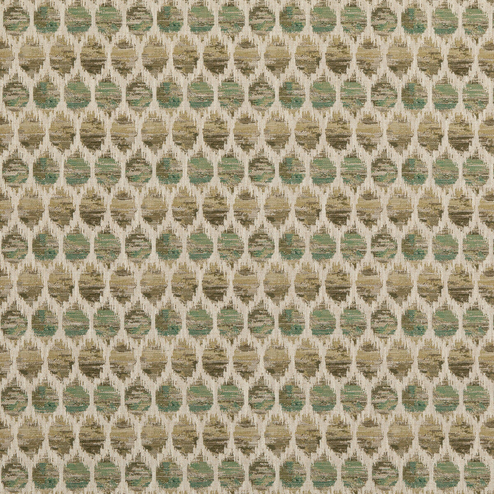 Honeycomb Green by Baker Lifestyle Fabric BLOCK WEAVES VISCOSE - 43%;POLYESTER - 25%;COTTON - 21%;LINEN - 11% Turkey HEAVY Horizontal: 6.698 and Vertical: 3.94 53.978 - Fabric Carolina -