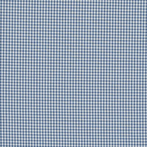 Sherborne Gingham Blue by Baker Lifestyle Fabric