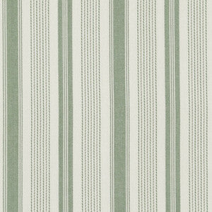 Purbeck Stripe Green by Baker Lifestyle Fabric