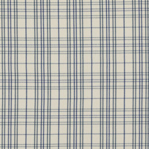 Purbeck Check Blue by Baker Lifestyle Fabric