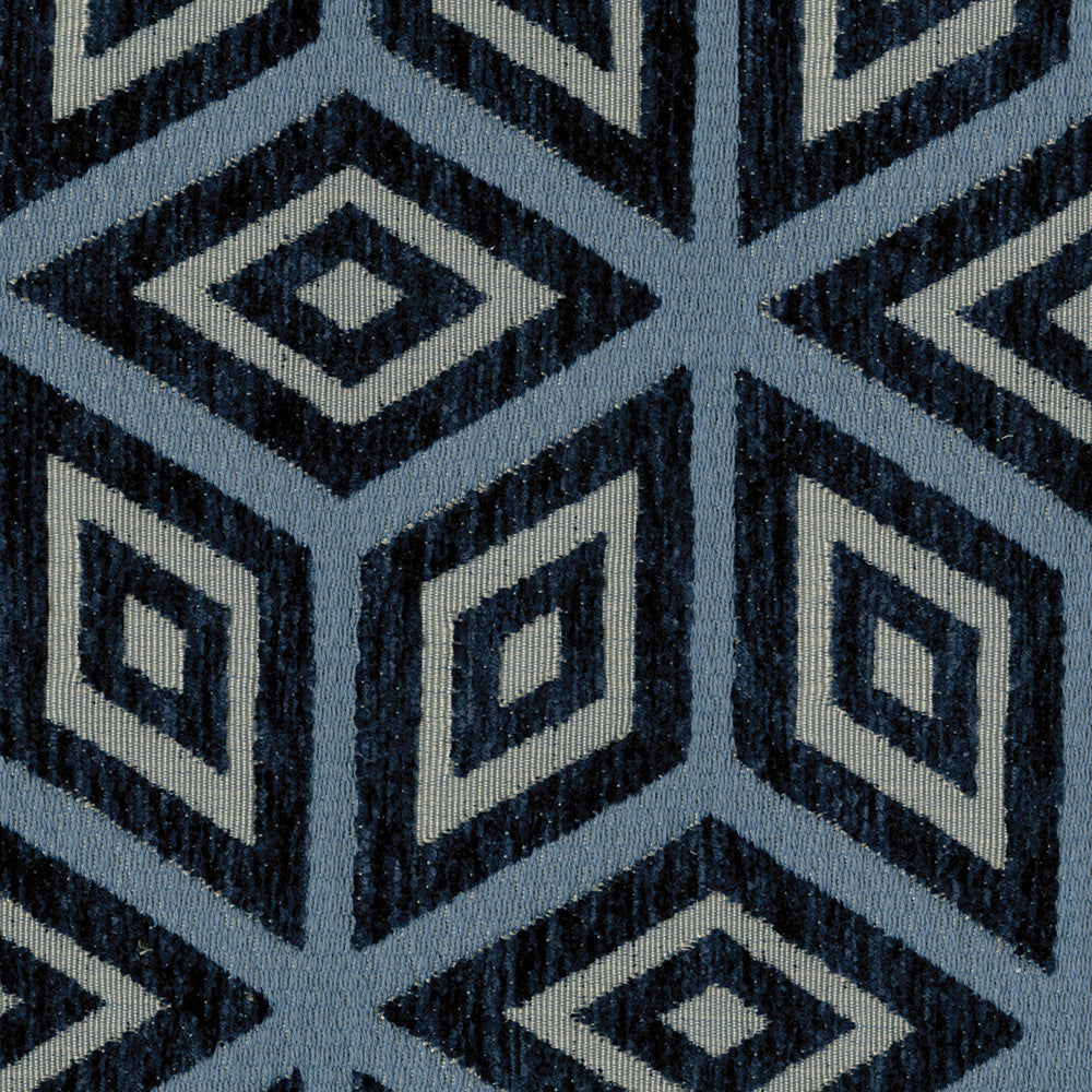 Parfait 38 Indigo by ABBEYSHEA Fabric 100% Polyester China 31,000 Double Rubs (Wyzenbeek) </p><p>Repeat: Horizontal: 6.75" (17.15 cm) Up the Roll and Vertical: 3.75" (9.52 cm) Across the Roll 55" (140 cm) - Fabric Carolina -