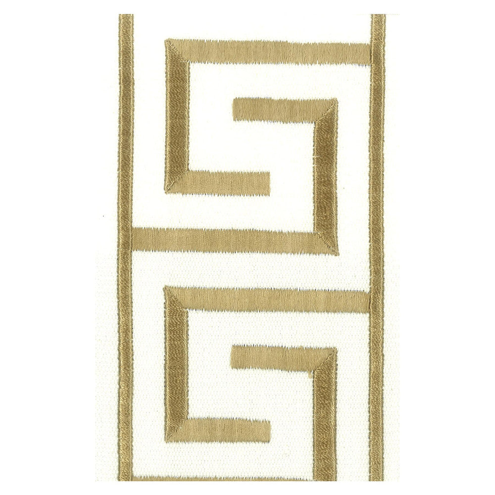 Pharoah 1 Gilt by Stout Trim ILLUMINATION TRIM 100%COT 100%SVT INDIA Horizontal: 3 and Vertical: 0 4 in - Fabric Carolina -
