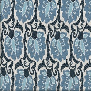 Phoebe Indigo 540 by Norbar Fabric See Sample 77% POLYESTER 23% RAYON CHINA 21,000 WYZENBEEK 7 1/4"V 3 1/2"H 56 - Fabric Carolina -