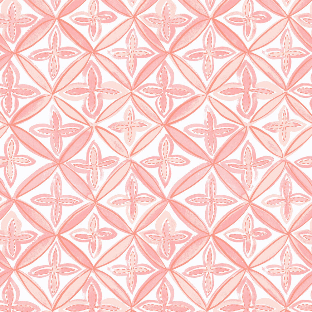 Pinwheel 2 Coral by Aoc Fabric SERENDIPITY 85%COT 15%LIN USA CATB 117-2013 </p><p>Repeat: 12.625 54 in - Fabric Carolina -