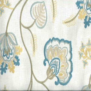 Pirate Aqua by Norbar Fabric HABITAT 60% COTTON 40% POLYESTER INDIA 30,000 WYZENBEEK </p><p>Repeat: 9 3/8"V 26"H 52 - Fabric Carolina -