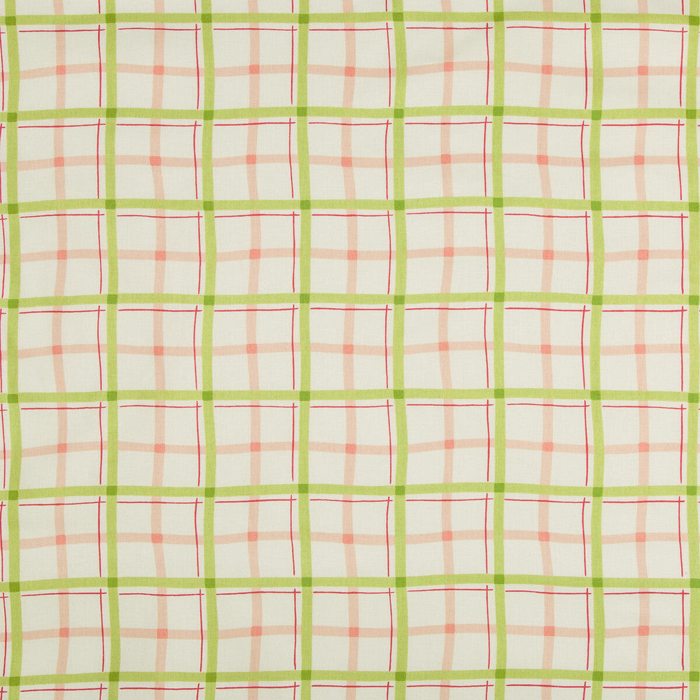 Plaiddance Parrot by Kravet Basics Fabric BERMUDA COTTON - 100% United States MEDIUM Horizontal: 13.5 and Vertical: 13.5 54 - Fabric Carolina -
