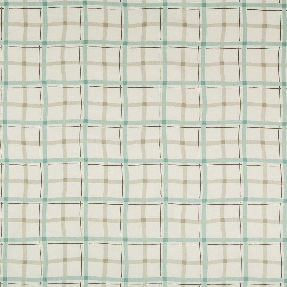 Plaiddance Tile by Kravet Basics Designer Fabric BERMUDA COTTON - 100% United States MEDIUM Horizontal: 13.5 and Vertical: 13.5 54 - Swanky Fabrics -