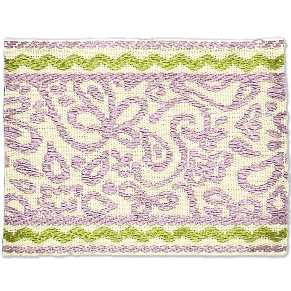 Playful 3 Lilac by Stout Trim Harmony Trim 55% Polyester 45% Spun Viscose CHINA Horizontal: 0 and Vertical: 0 3 in - Fabric Carolina -