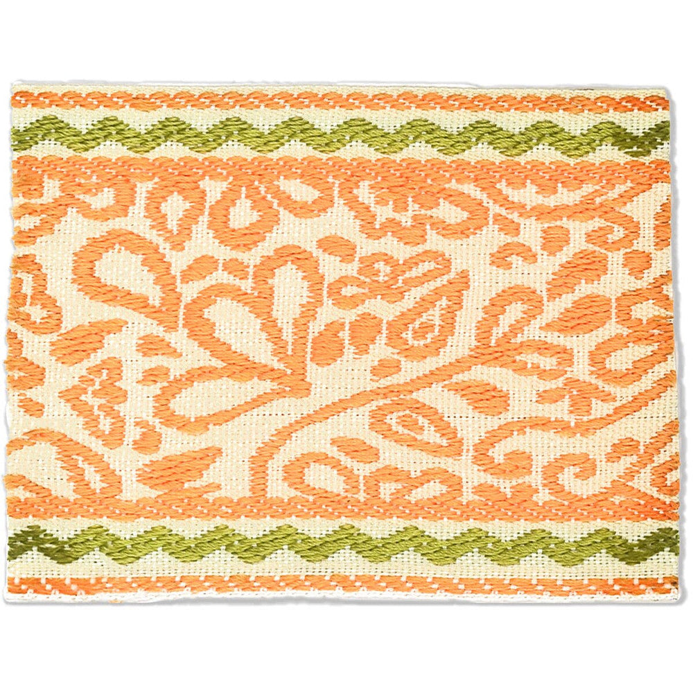 Playful 4 Orange by Stout Trim HARMONY TRIM 55%POL 45%SVI CHINA Horizontal: 0 and Vertical: 0 3 in - Fabric Carolina -
