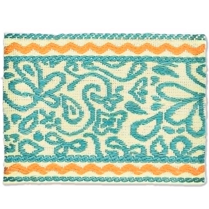 Playful 5 Turquoise by Stout Trim HARMONY TRIM 55%POL 45%SVI CHINA </p><p>Repeat: 0 3 in - Fabric Carolina -