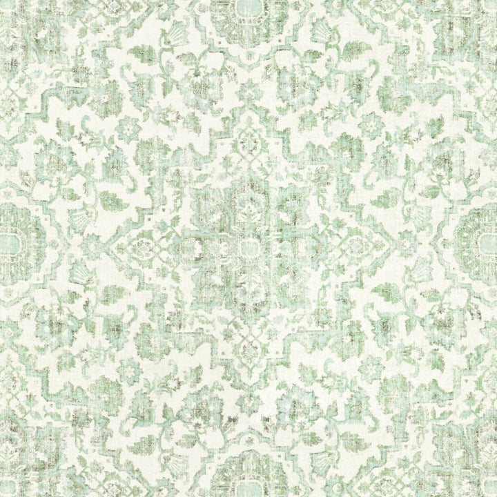 Pocatello 1 Seafoam by Stout Fabric COMFORTABLE LIVING TURQUOISE/LAGOON 100%LIN SOUTH KOREA FLAME RETARDANT-U.F.A.C. CLASS 1 Horizontal: 27.000 and Vertical: 27.000 55 in - Fabric Carolina -