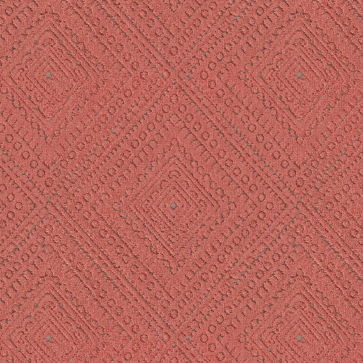 POINTE 27J8011 by JF Designer Fabric Color Concepts Coral Sky 55% Polyester, 45% Viscose India  Horizontal: 7.125 and Vertical: 7.75 57  - Swanky Fabrics -