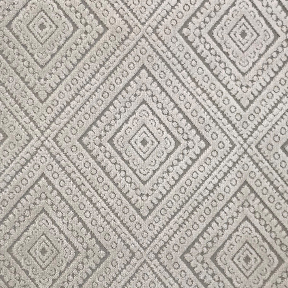 POINTE 95J8001 by JF Designer Fabric Color Concepts Silver Sage 55% Polyester, 45% Viscose India  Horizontal: 7.125 and Vertical: 7.75 57  - Swanky Fabrics -