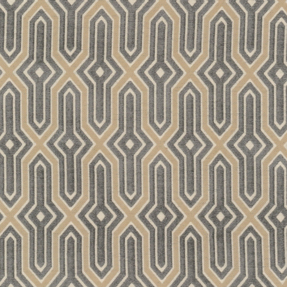 Poise 2 Steel by Stout Fabric Stout Fabric Poise 2 SteelFabric RAINBOW LIBRARY ALMOND/GRANITE 60%SVI 24%POL 16%COT INDIA </p><p>Repeat: H: 2.750, V: 6.000 54 in - Fabric Carolina -