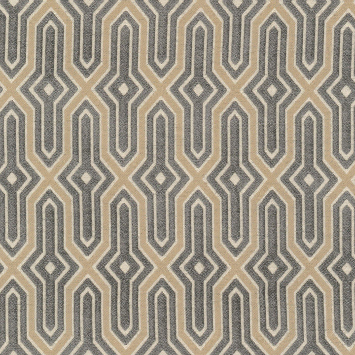Poise 2 Steel by Stout Fabric Stout Fabric Poise 2 SteelFabric RAINBOW LIBRARY ALMOND/GRANITE 60%SVI 24%POL 16%COT INDIA </p><p>Repeat: H: 2.750, V: 6.000 54 in - Fabric Carolina -