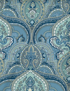 Ponce Bluebird by Norbar Fabric PRISM BREEZE 100% COTTON CHINA 6,000 WYZENBEEK </p><p>Repeat: 13 1/2"V 9 1/4"H 54 - Fabric Carolina -