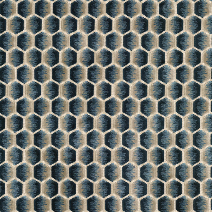 Porza 1 Pacific by Stout Fabric Stout Fabric Porza 1 PacificFabric Comfortable Living Moonstone/Navy 51%Pol 49%Svi India </p><p>Repeat: H: 1.5, V: 0 54 in - Fabric Carolina -