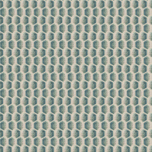 Porza 3 Turquoise by Stout Fabric