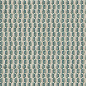 Porza 3 Turquoise by Stout Fabric
