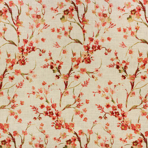 Posies Coral by Richloom Fabric