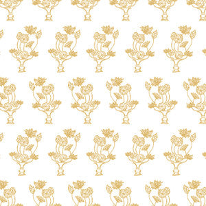 Pots 2 Buttercup by Aoc Fabric