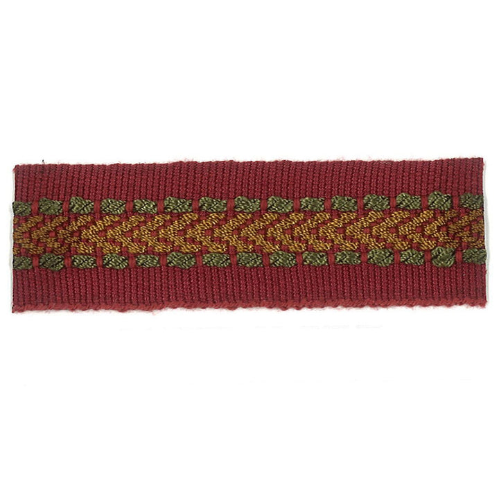 Potter 11 Wine by Stout Trim ART OF DESIGN TRIM-2 TAPES 100%SVI CHINA </p><p>Repeat: 0 1 in - Fabric Carolina -