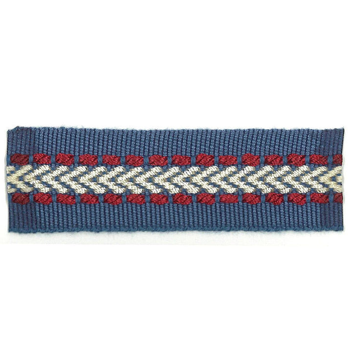 Potter 19 Americana by Stout Designer Trim ART OF DESIGN TRIM-2 TAPES 100%SVI CHINA </p><p>Repeat: 0 1 in - Swanky Fabrics -