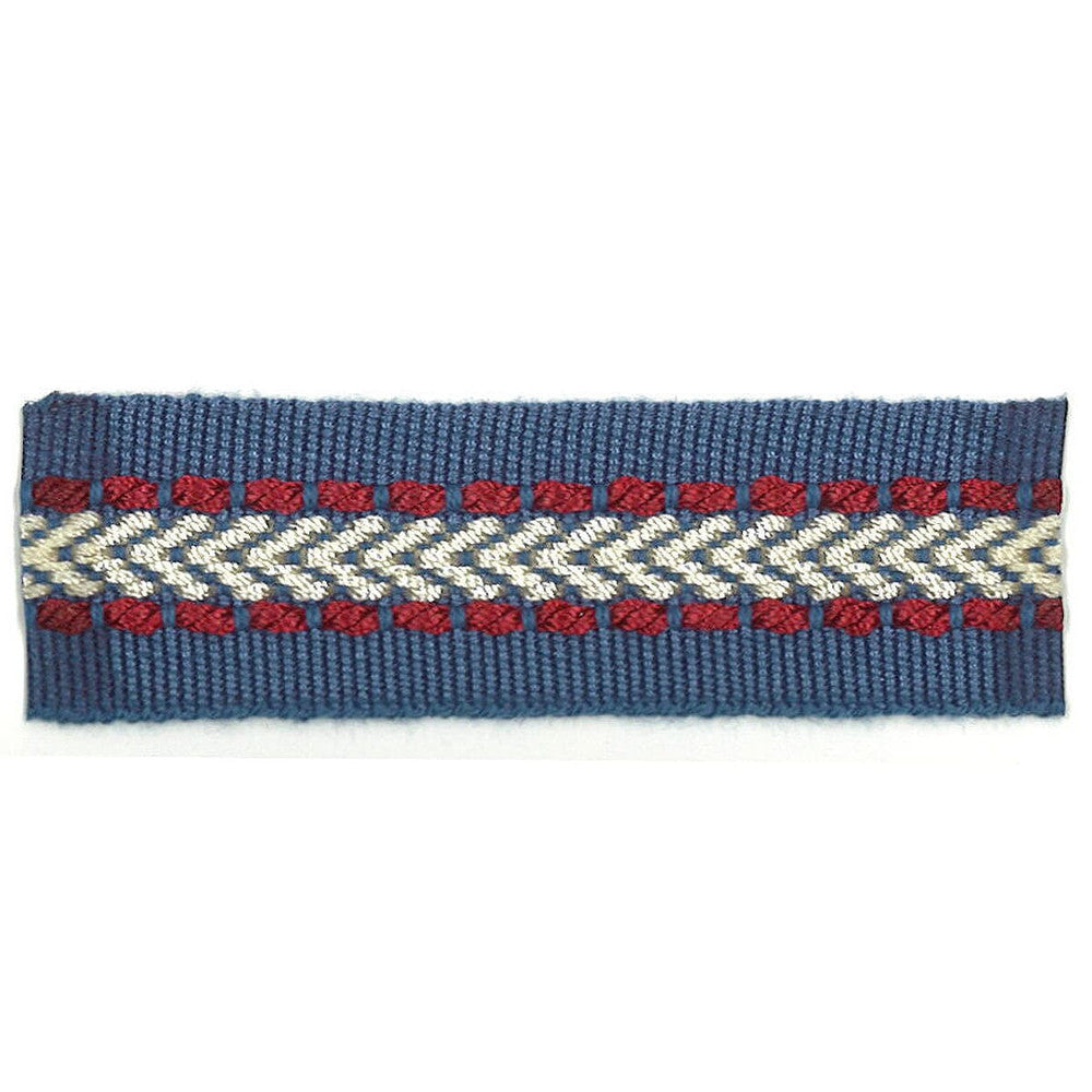 Potter 19 Americana by Stout Designer Trim ART OF DESIGN TRIM-2 TAPES 100%SVI CHINA Horizontal: 0.000 and Vertical: 0.000 1 in - Swanky Fabrics -