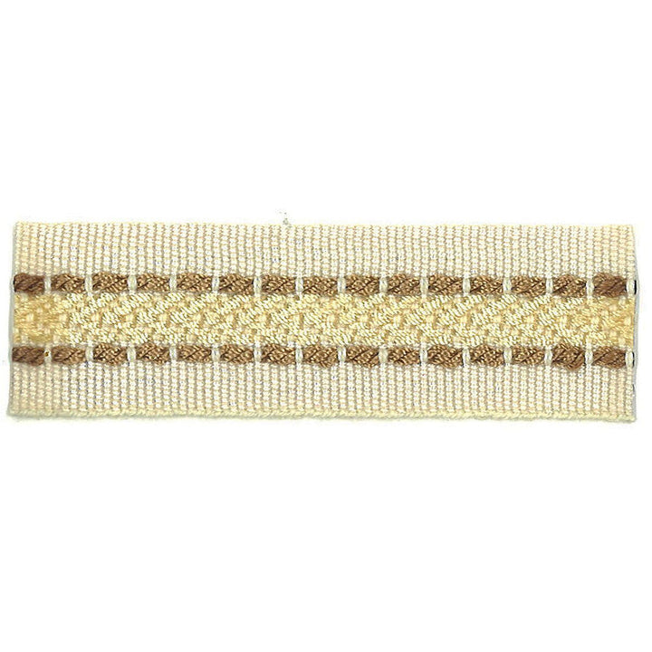 Potter 24 Sand by Stout Designer Trim ART OF DESIGN TRIM-2 TAPES 100%SVI CHINA Horizontal: 0.000 and Vertical: 0.000 1 in - Swanky Fabrics -