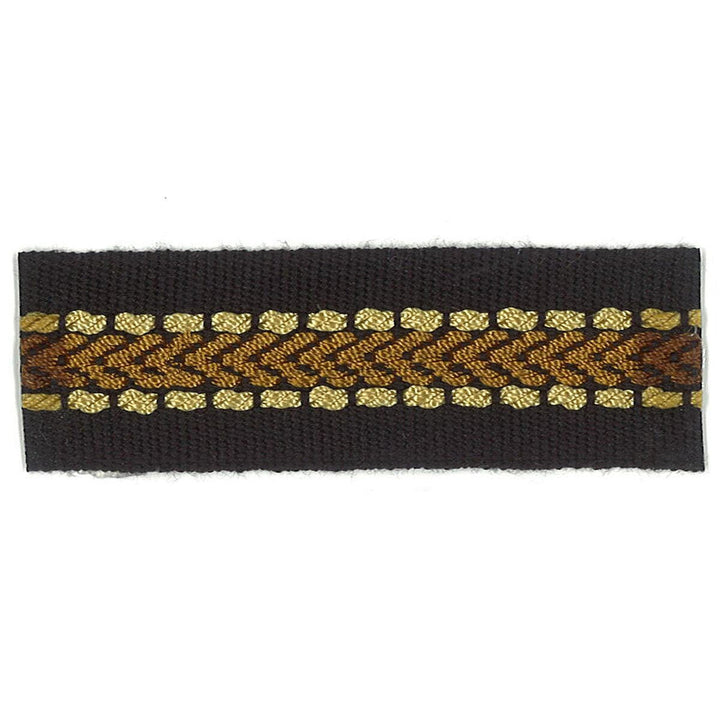 Potter 35 Granite by Stout Designer Trim ART OF DESIGN TRIM-2 TAPES 100%SVI CHINA Horizontal: 0 and Vertical: 0 1 in - Swanky Fabrics -