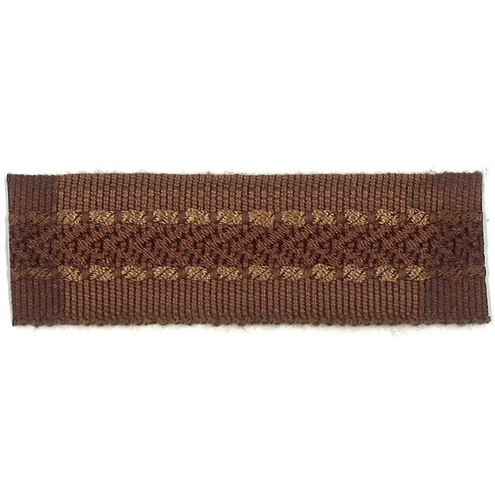 Potter 3 Cocoa by Stout Trim Stout Trim Potter 3 CocoaTrim ART OF DESIGN TRIM-2 TAPES 100%SVI CHINA </p><p>Repeat: H: 0.000, V: 0.000 1 in - Fabric Carolina -
