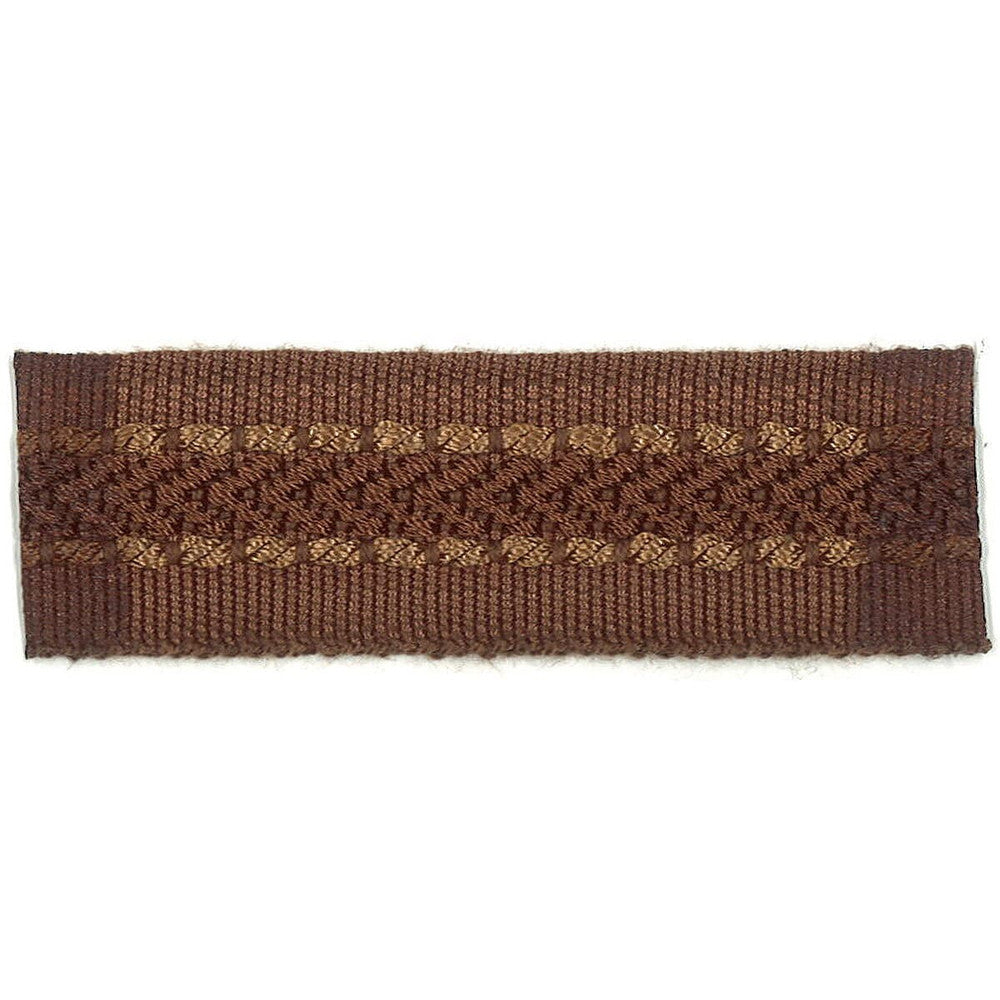 Potter 3 Cocoa by Stout Trim Art Of Design Trim-2 Tapes 100% Spun Viscose CHINA Horizontal: 0 and Vertical: 0 1 in - Fabric Carolina -