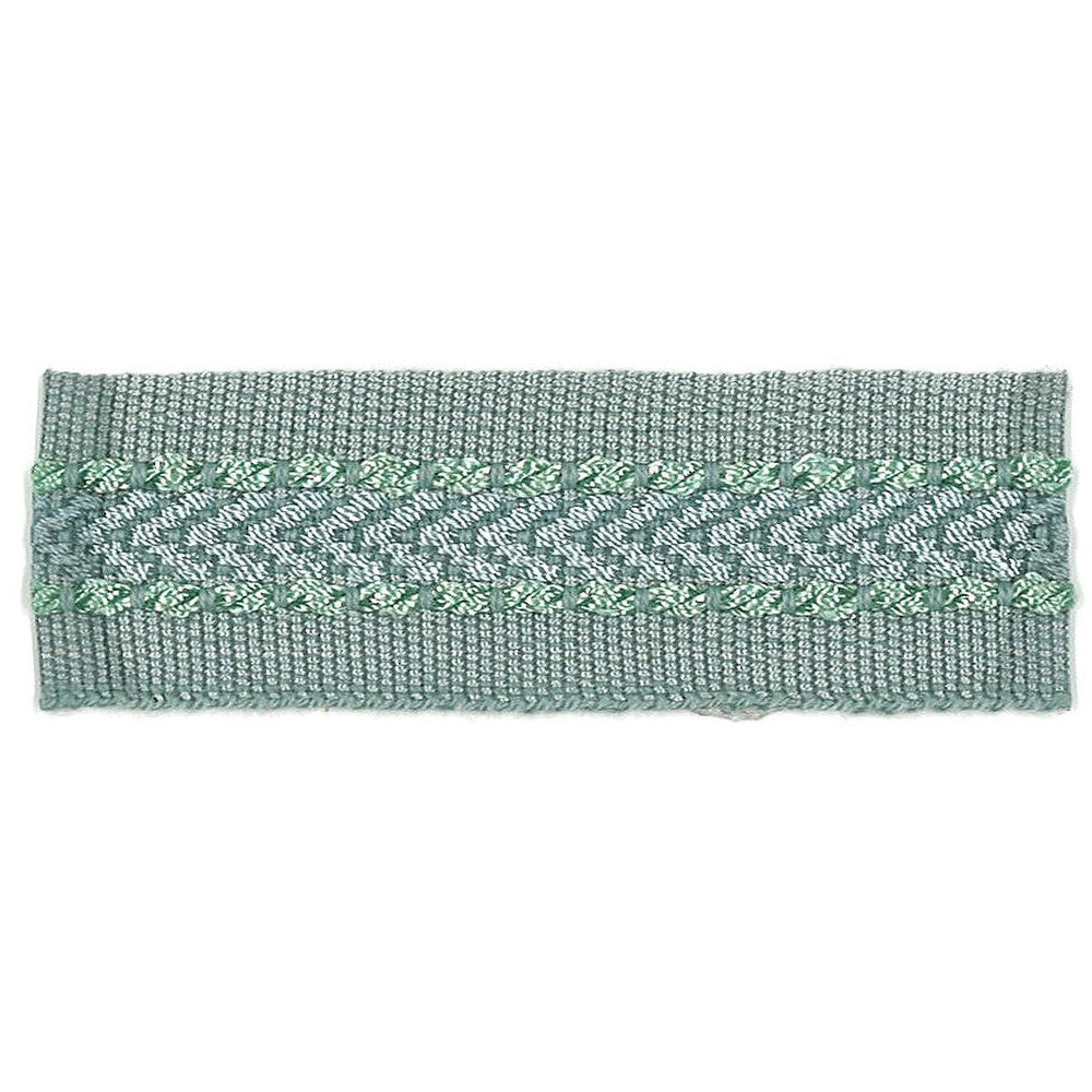 Gasa 11 Seaglass by Stout Trim Stout Trim Gasa 11 SeaglassTrim Inspirations Trim 89%Act 11%Acr Italy </p><p>Repeat: H: 0, V: 0 0.38 in - Fabric Carolina -
