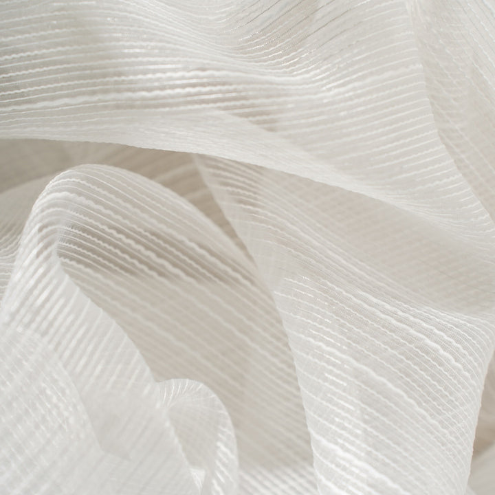 Celestial Powell Blanc by Europatex Fabric Celestial 100% Polyester 0.1875" V 125.00 inches - Fabric Carolina -