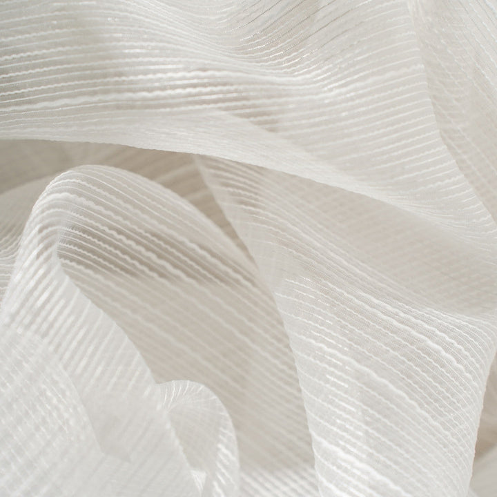 Celestial Powell Blanc by Europatex Designer Fabric Celestial 100% Polyester 0.1875" V 125.00 inches - Swanky Fabrics -
