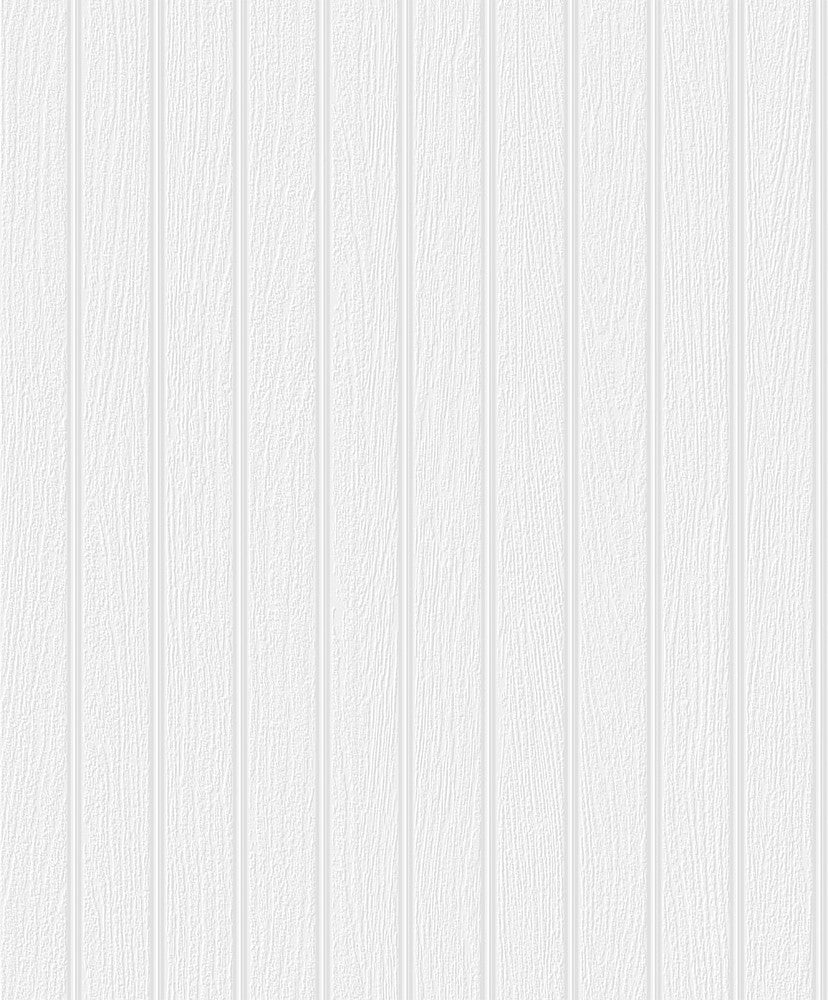 Faux Beadboard Off-White by Seabrook Wallpaper Paintable Peel and Stick Netherlands 31.35 0" 20.9" - Fabric Carolina -