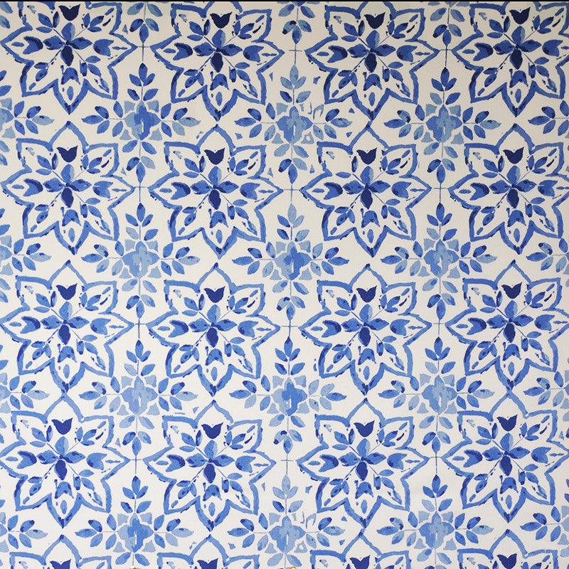 Petal Power # 347 Porcelain by Maxwell Fabric COLOR WAVES-CAYMAN 100% COTTON GREAT BRITAIN </p><p>Repeat: Horizontal: H-26.8 and Vertical: V-25.2 54" - Fabric Carolina -