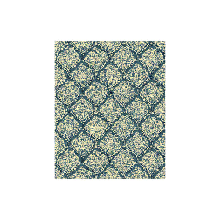 Kashmira Indigo by Baker Lifestyle Fabric Baker Lifestyle Fabric Kashmira IndigoFabric ECHO II COMBED COTTON - 100% United States </p><p>Repeat: H: 5.5, V: 3.5 54.5 - Fabric Carolina -