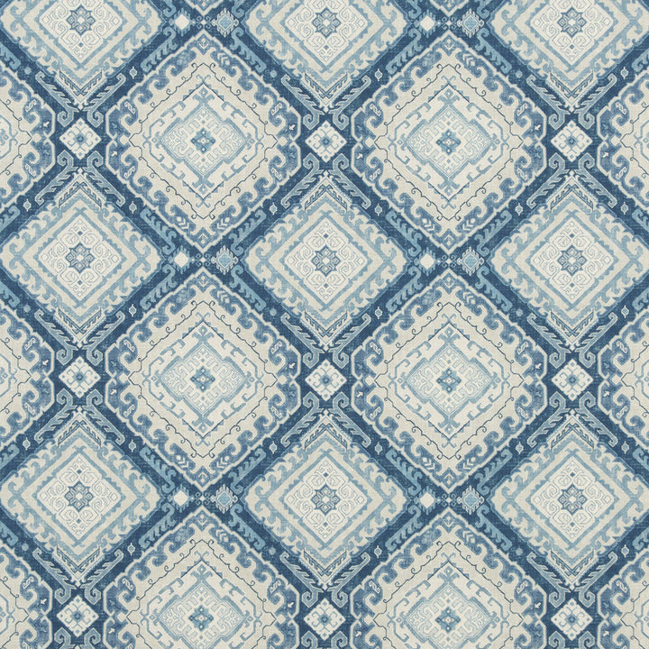 Rozel Indigo by Baker Lifestyle Fabric Baker Lifestyle Fabric Rozel IndigoFabric CARNIVAL COTTON - 90%;LINEN - 10% United Kingdom </p><p>Repeat: H: 13.593, V: 13.396 54.372 - Fabric Carolina -