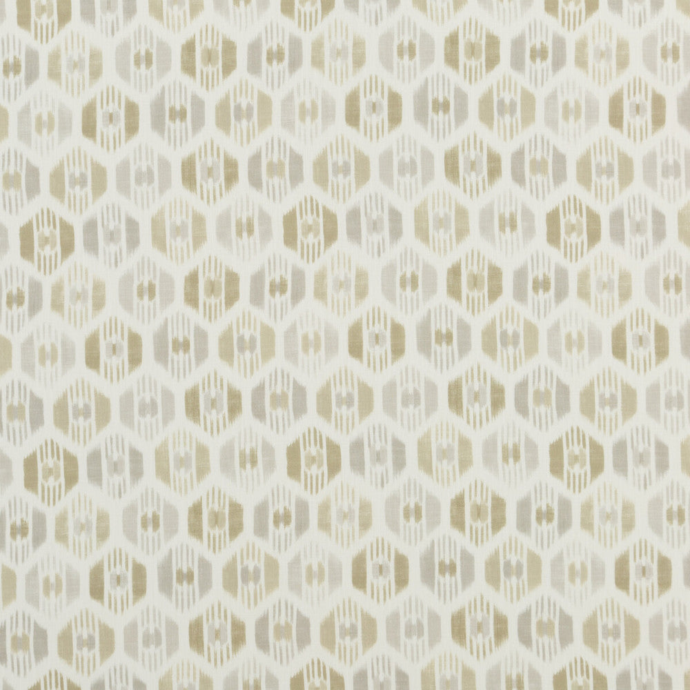 Caribana Stone by Baker Lifestyle Fabric CARNIVAL COTTON - 90%;LINEN - 10% United Kingdom HEAVY Horizontal: 13.396 and Vertical: 11.82 53.584 - Fabric Carolina -